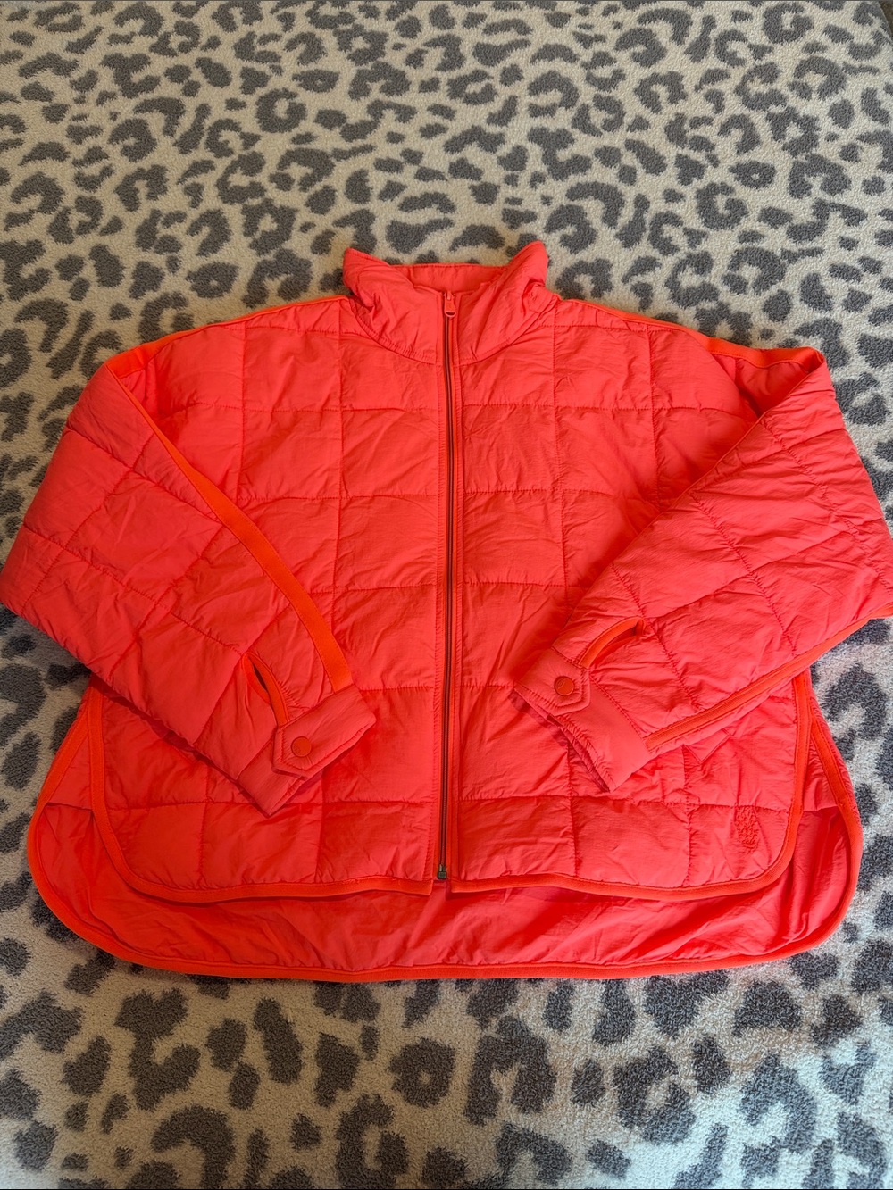 FP Movement by Free People Coral Quilted Puffer Jacket